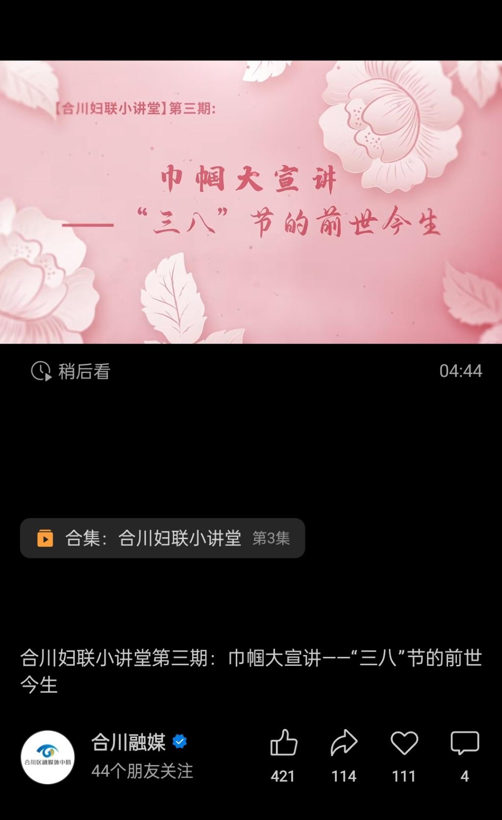 合川妇联小讲堂3