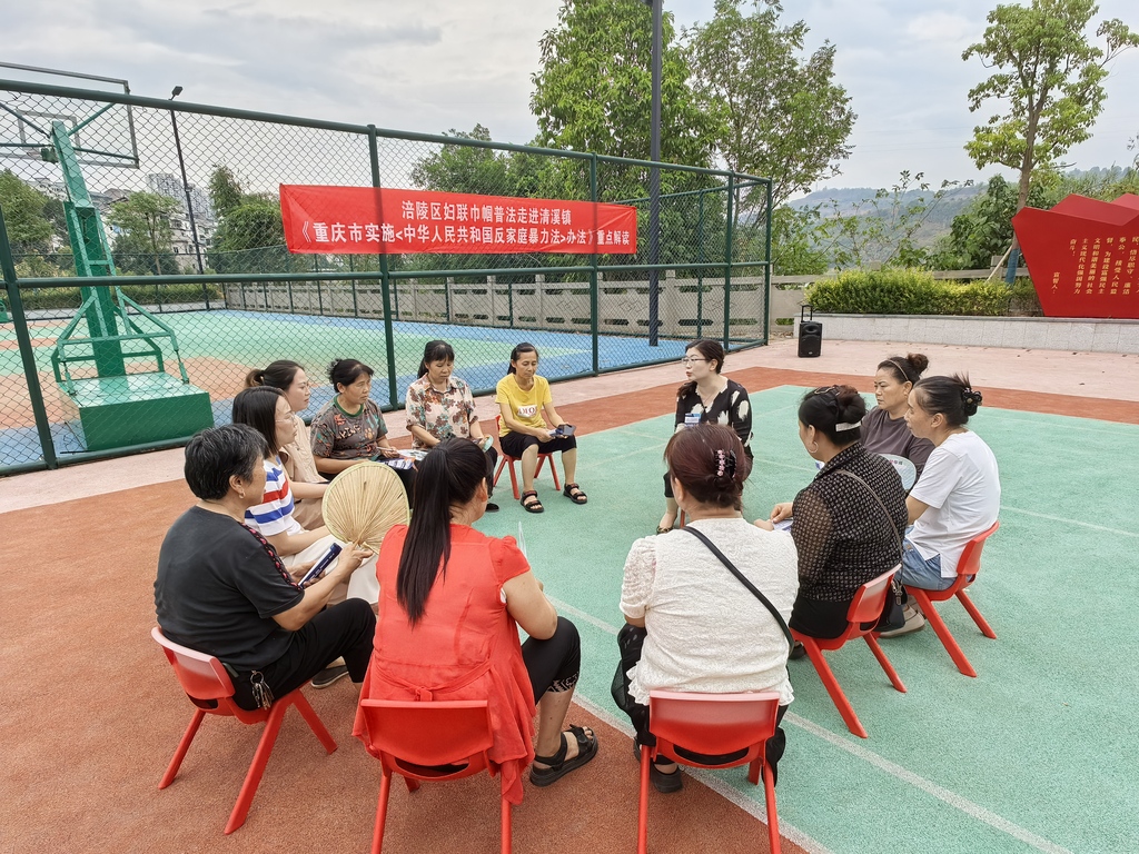 涪陵区妇联宣讲《重庆市实施中华人民共和国反家庭暴力法办法》