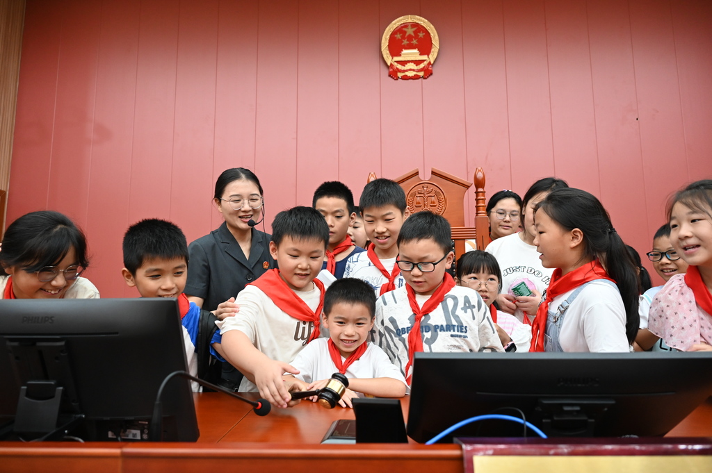 20240722带屏锦镇和睦社区到法院参观学习 (21)